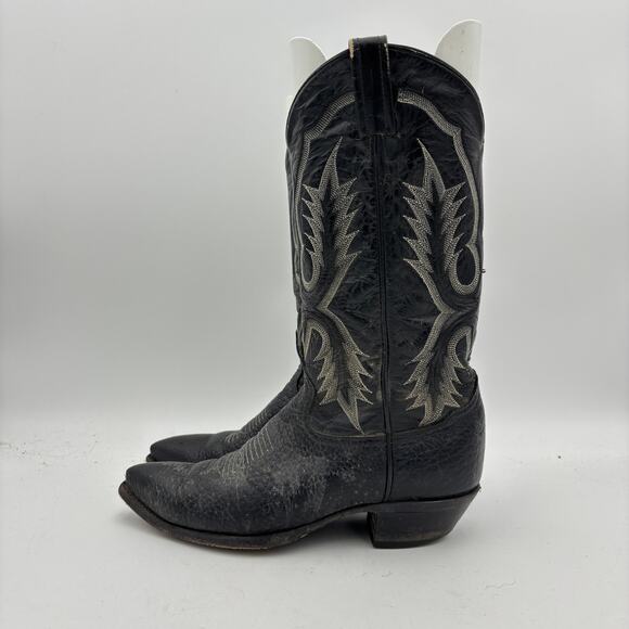 Vintage Tony Lama Thieves Market Boots Men\'s 8 D Cowboy Western main image 13